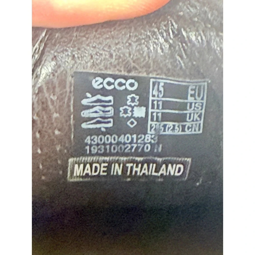 Ecco SOFT 7 Street Sneakers Shoes Brown Comfort Men's Size EU 45. US 11
